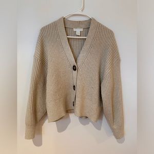 Beige cardigan - H&M